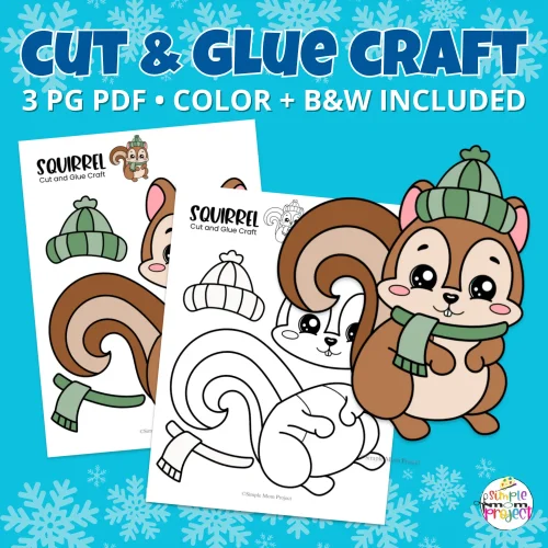 Looking for a no-prep activity? This printable squirrel craft is simple, fun, and educational! Kids practice fine motor skills while creating their own woodland friend. Perfect for preschool, kindergarten, autumn themes, or classroom crafts. ??️✂️