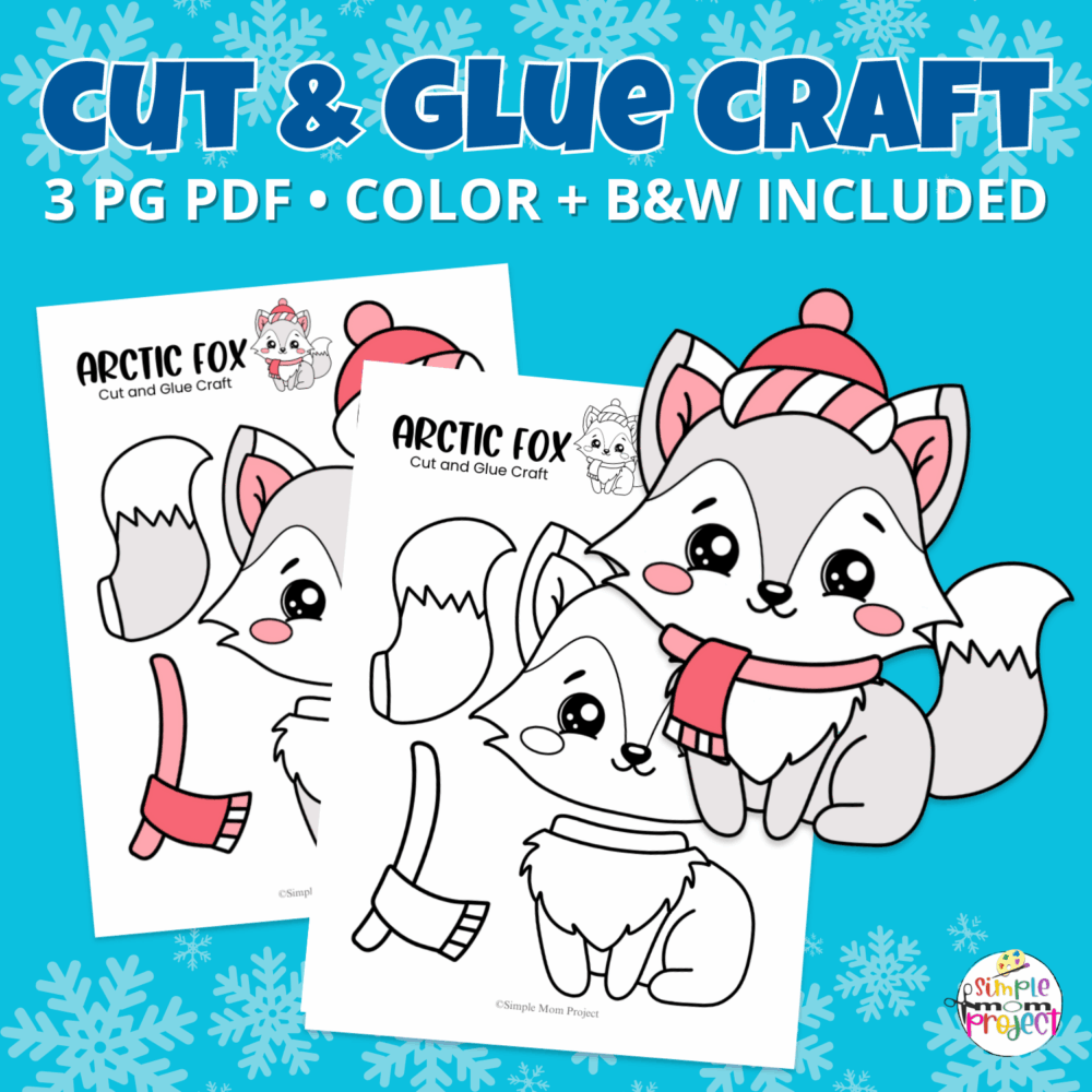 Keep kids entertained on a snowy day with this adorable Arctic Fox Craft! Simply print, cut, and glue for a fun winter activity. Great for homeschool lessons, family craft time, or fridge-worthy art projects. Instant download means no waiting! ✂️?