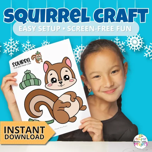 Bring woodland learning to life with this cute squirrel craft! Just print, cut, and glue for an engaging autumn activity. Perfect for preschool, kindergarten, bulletin boards, forest themes, and homeschool fun. Kids love creating their own squirrel friend! ???️