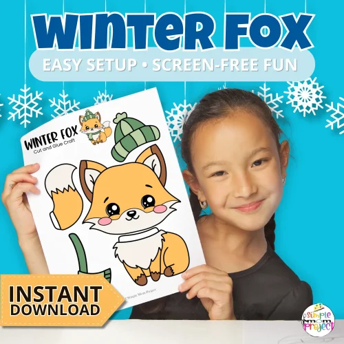 Looking for a quick classroom or homeschool activity? This winter fox craft is adorable, educational, and ready to print today!