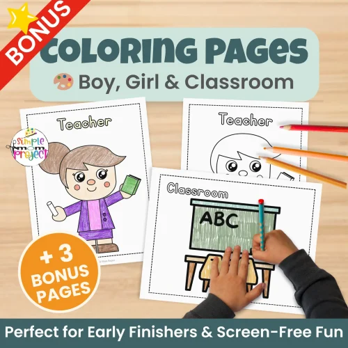 Add this teacher cut & paste activity to your community helper or back-to-school lessons. Easy print-and-go craft with bonus tracing and labeling worksheets that support early writing and classroom vocabulary. Great for centers and sub plans.