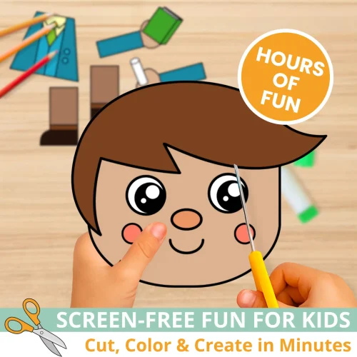 Make community helper lessons fun with this teacher cut & paste craft for kids. Designed for early learners and includes bonus tracing, labeling, and coloring pages. Easy, engaging, and perfect for print-and-go classroom or homeschool use.