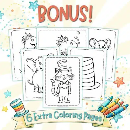 Read Across America literacy worksheets printable bundle