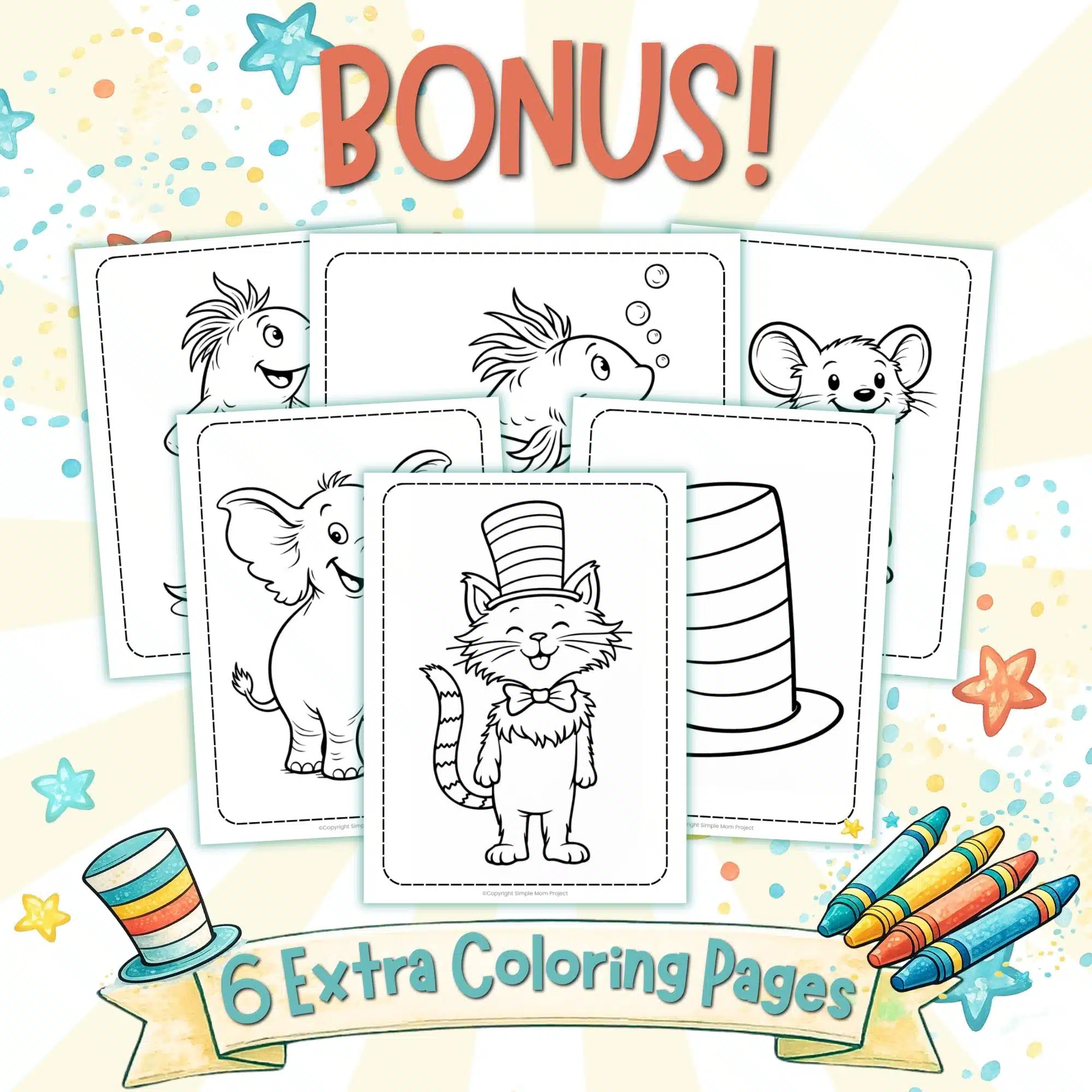 Read Across America literacy worksheets printable bundle