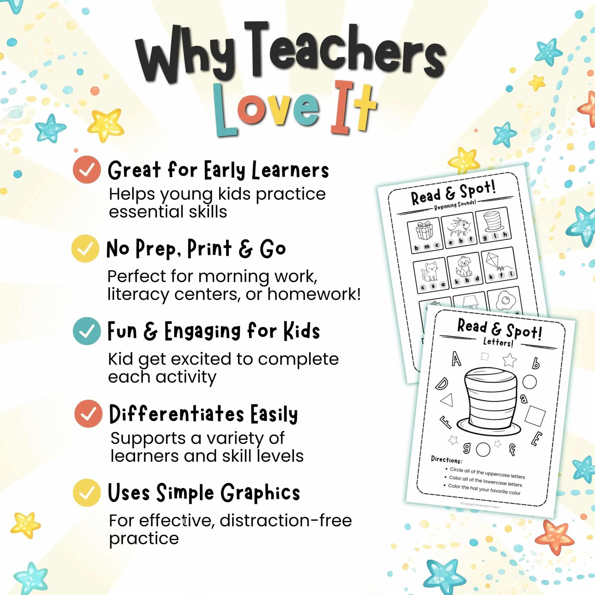 Kindergarten literacy worksheets reading celebration bundle