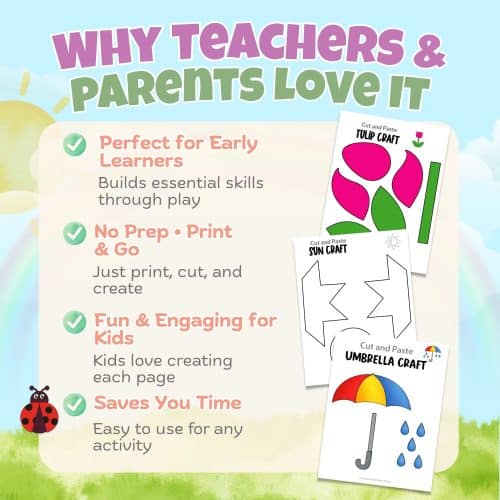 spring craft bundle color and black white